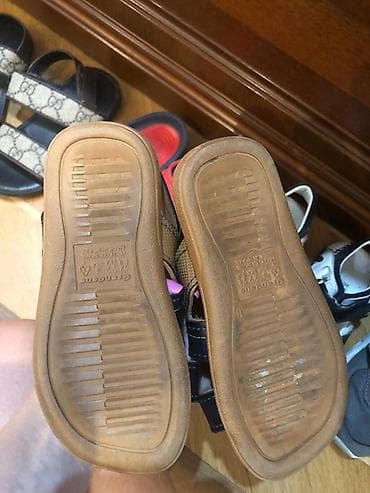 terlik: Uşaq ayaqqabıları - 6 cüt uşaq ayaqqabısı və sandal: 1) Tünd mavi — 5