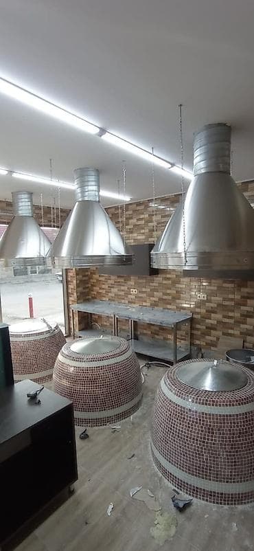 Restoran, kafe avadanlığı: Təndir və Mətbəx zontları Məhsul təsviri: - Təndir və kömürlə işləyən — 4
