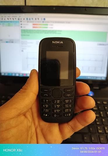 smart kamera wifi: Nokia 105 4G, rəng - Qara, Düyməli — 1