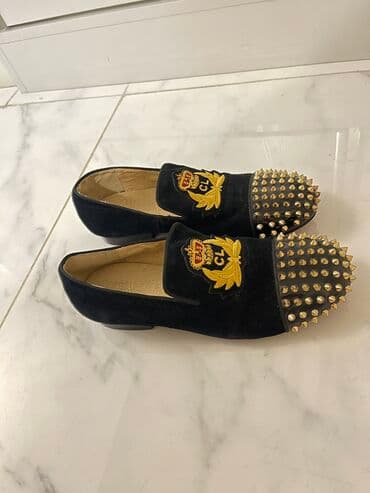 детские кожаные туфли: Туфли, Размер: 39, цвет - Черный, Б/у — 3