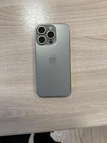ıphone: IPhone 15 Pro, 128 GB, Natural Titanium, Face ID — 2