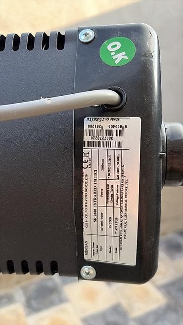 qizdirci: İşlənmiş, İnfraqırmızı lampa, 2600 Vt, Zəmanətsiz — 4