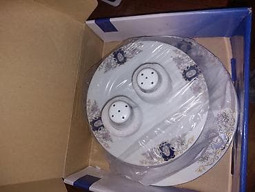 Nahar dəsti, rəng - Ağ, Farfor, 6 nəfərlik, Türkiyə — 2