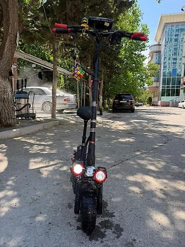 электросамокат купить: Elektrik skuter – oturacaqlı, güclü işıqlanma və disklə əyləclər - — 4
