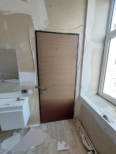 qapi darvaza: Məlumatlı daxili qapı dəsti - Material: taxta əsaslı, tünd qəhvəyi — 5