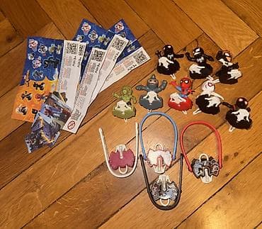 Kinder surprise spider man tam seriyasi satilir. Ikinci shekildekiler