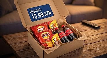 Snack qutusu seti Tərkibi: - Lay’s kartof çipsi – 2 paket (paprika