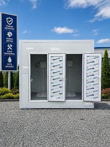 beton panel: Prefab Modul Kabin və Kompakt Tualet Kabini Məhsul təsviri: - Modul — 6