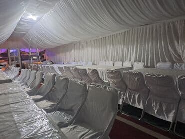 palat: Açıq hava tədbirləri üçün iri həcmli ağ şatır çadır - Tip: modul — 3