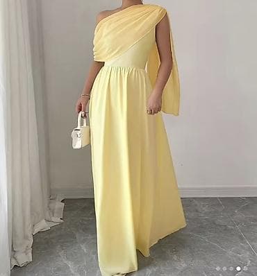 yeni donlar: 1 dəfə geyinilib. Rəngi limon sarısıdır. İdeal vəziyyətdədir — 1