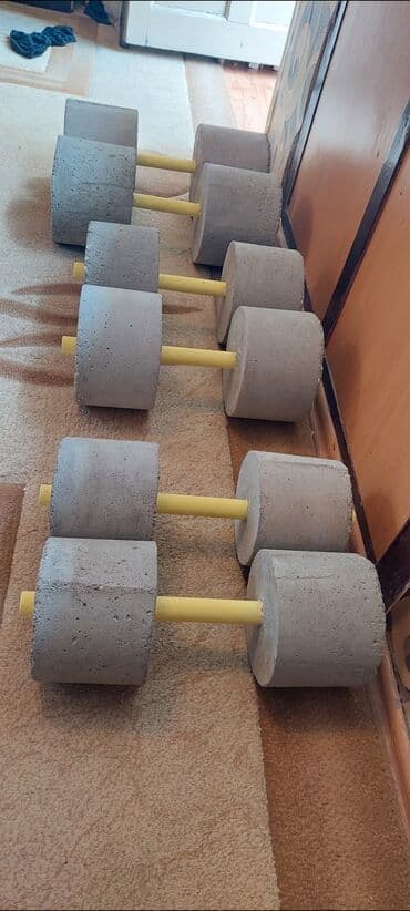 спортивки россия в бишкеке: Гантели, Новый — 1