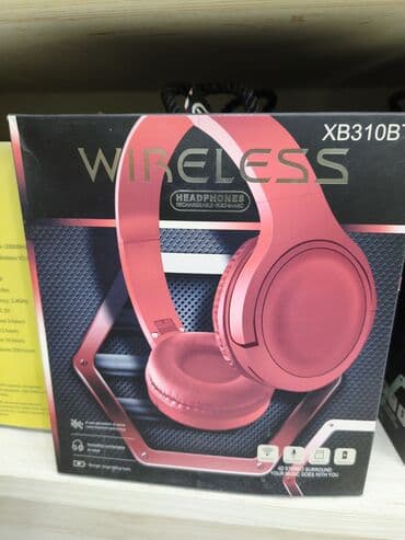 Simsiz (Bluetooth) Qulaqcıqlar, rəng - Qırmızı