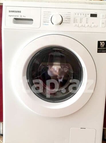 узкая стиральная машина с фронтальной загрузкой: Paltaryuyan maşın Samsung, 6 kq, Yeni, Avtomat, Qurutma var, Kredit yoxdur, Ünvandan götürmə — 2
