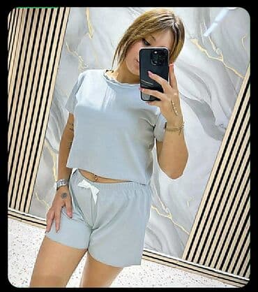 Hicab: TOPTAN en az alım 100 adet Bu qadın şort dəsti rahatlıq və şıqlığı — 3