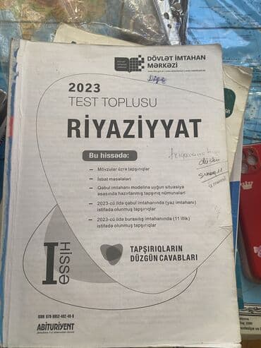 riyaziyyat 2ci hissə test toplusu pdf: Riyaziyyat Testlər 11-ci sinif, DİM, 2-ci hissə — 3