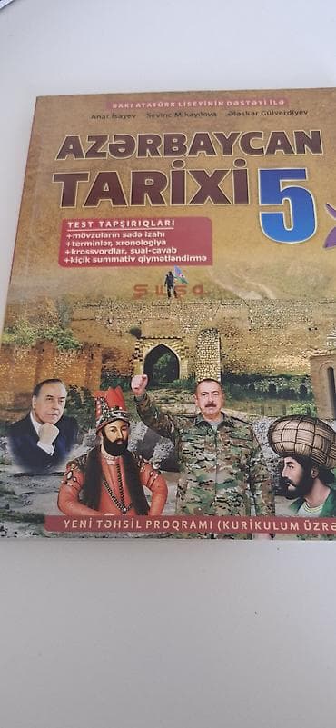 tarix: Məhsul: “Azərbaycan Tarixi 5” – test tapşırıqları toplusu (Yeni təhsil — 1