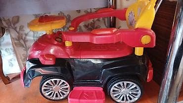 детские зимние ортопедические сапоги: Uşaq üçün ayaqla hərəkət etdirilən minik maşını - Rəng: qırmızı-qara — 1