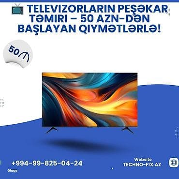120 ekran tv: Xidmət: Televizorların peşəkar təmiri Təsvir: - Bütün markalar və — 1