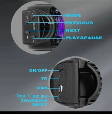 kalonka bluetooth: Yeni Kolonka, Növ - Bluetooth, rəng - Qara — 3