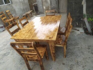 Bağ, çöl oturacaqları: Masa ve stullar Restoran və bağ üçün masa ve stullar Restoran və bağ — 1