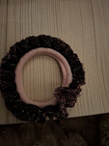 Parıltılı saç rezini – elastik saç bağlayıcı - Material: yumşaq parça