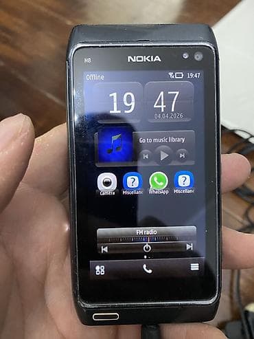 nokia asha: Nokia N8, 16 GB, rəng - Qara, Sensor — 4