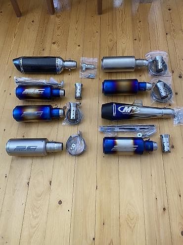 Motosiklet üçün univeral səsboğucu/muffler kolleksiyası - Müxtəlif