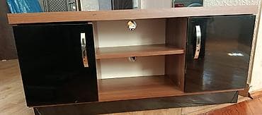 Mebel dəsti – qonaq və yataq otağı üçün 1) TV stendi - Material: ağac