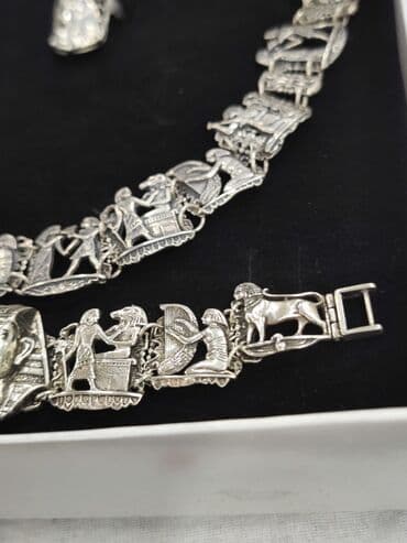 qedimi mirvari: Dəstə daxildir: Üzük, Boyunbağı, Bilərzik, Gümüş, 925 Əyar — 3