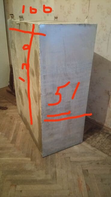 Bak, Paslanmayan polad, 1000 l l, Pulsuz çatdırılma