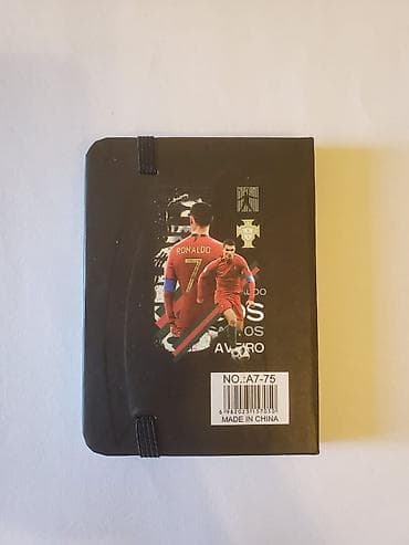 defter qelem: Mini qeydlər dəftərçəsi – Cristiano Ronaldo temalı - Ölçü: 7 x 10 sm — 4