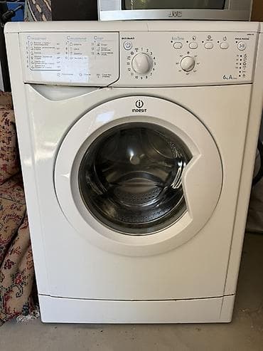 Стиральная машина Indesit, 6 кг, Б/у, Автомат, Без сушки — 2