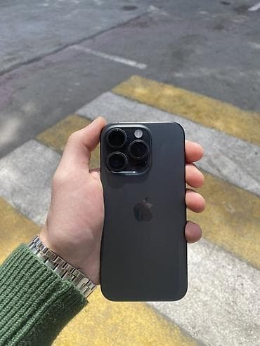 IPhone 15 Pro, 128 GB, Qara, Barmaq izi, Face ID, Simsiz şarj — 2
