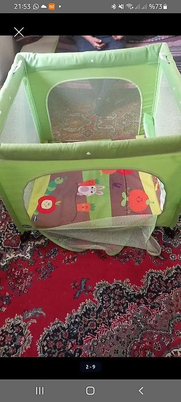 Chicco uşaq maneji/oyun çarxı - Brend: Chicco - Rəng: açıq yaşıl - — 4