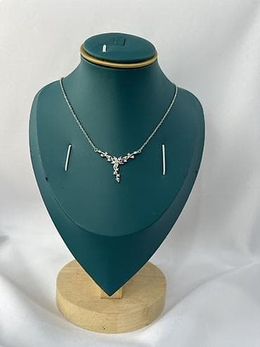 frida aksesuar.com: Gümüş rəngli zərif boyunbağı kolleksiyası - Material: gümüş rəngli — 3