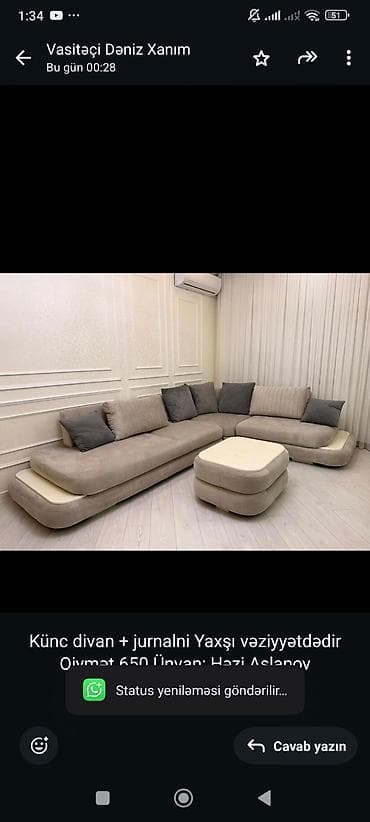 Matraslar: Künc divan — 1