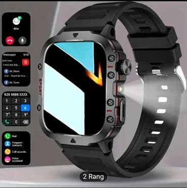 monitor qiymətləri: Yeni, Smart saat, Smart, Sensor ekran, rəng - Qara — 1