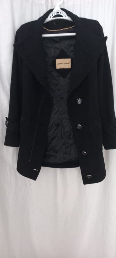 paltolar ve kurtkalar model: Palto, M, rəng - Qara — 1