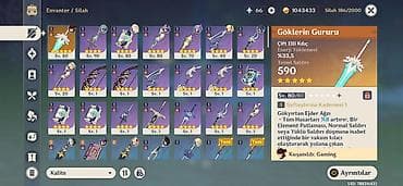 free fire random hesap: Genshin Impact hesabı – AR 52 - Europe server. Ciddi şəxslər narahat — 4