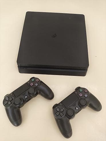 Sony PlayStation 4 Slim oyun konsolu - Rəng: qara - Komplekt: PS4 Slim