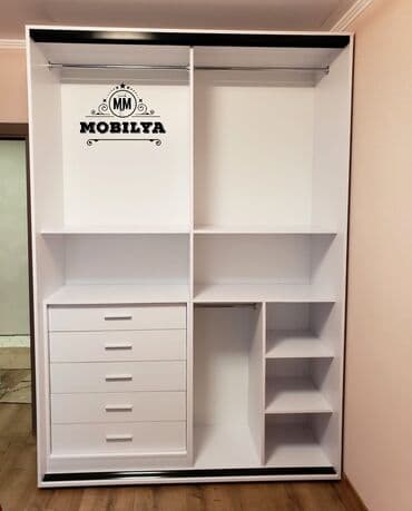 kupe şkaf: Yeni, Kupe, 2 qapılı Düz dolab, Qarderob, paltar dolabı, Azərbaycan — 2