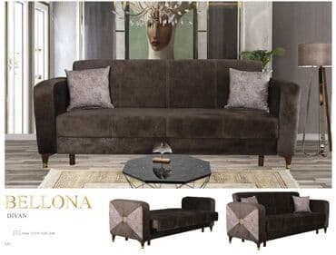 Комплекты диванов и кресел: Диван, Новый, Раскладной, С подъемным механизмом, Ткань, Бесплатная доставка в черте города — 1