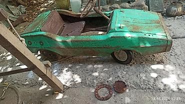 elekt: Retro metal uşaq pedallı maşını (SSRİ istehsalı tipli) - Korpus — 1