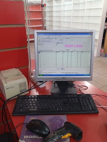 Avtoservis avadanlıqları: Mağaza üçün mebel dəsti - Rəng: qırmızı (qara kənar haşiyələr) - — 10