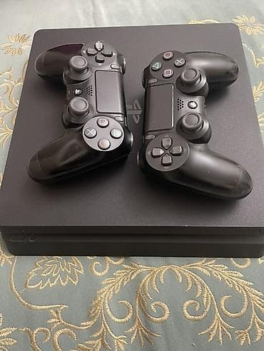 PlayStation 4 Slim oyun konsolu paketi - Model: PS4 Slim - Rəng: Qara