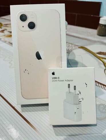 Apple iPhone: IPhone 13 mini, 128 GB, Çəhrayı, Zəmanət, Barmaq izi