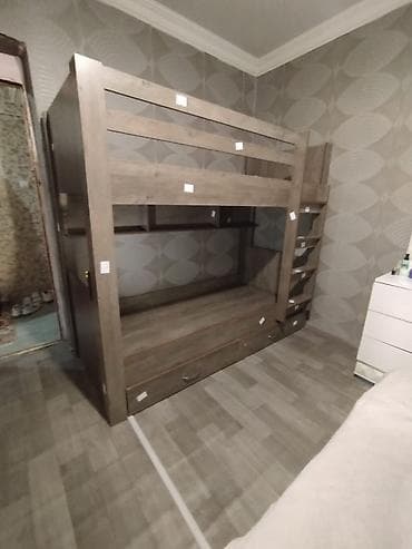 karona mebel: Oğlan və qız üçün, Yeni, Çarpayı, Matras ilə, Siyirməli, Laminat — 2