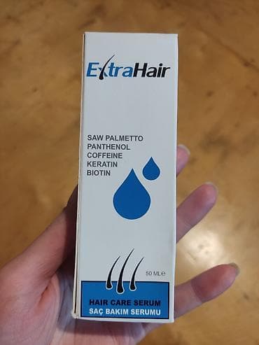 pant: ExtraHair Saç Baxım Serumu – 50 ml Tərkib və aktiv maddələr: - Saw — 1