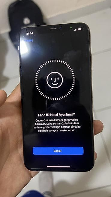 telofo: IPhone Xs Max, 64 GB, Qızılı, Face ID — 10
