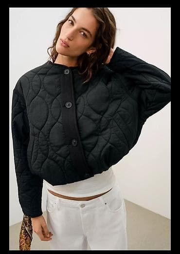 qara jaket: 🖤 ZARA qara quilted jaket — mövsümün hit modeli! Minimalist, amma çox — 2